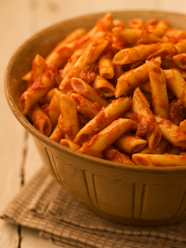 Penne with Tomato Bacon Sauce - Chef Michael Smith