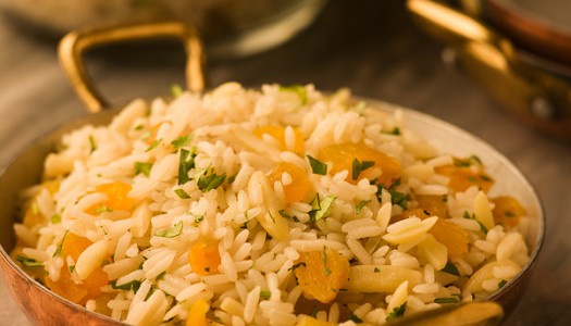 Rice Pilaf with Almonds & Apricots