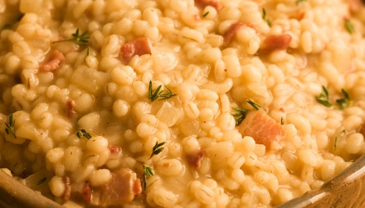 Barley Risotto with Bacon