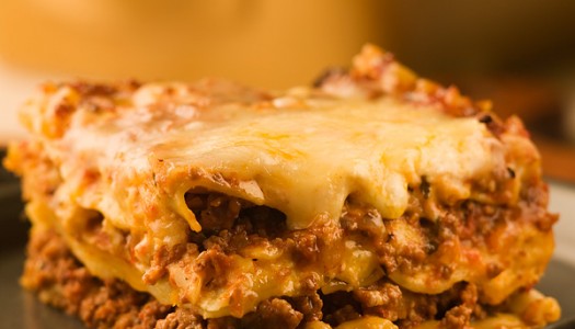 Lasagna with Speedy Meat Sauce