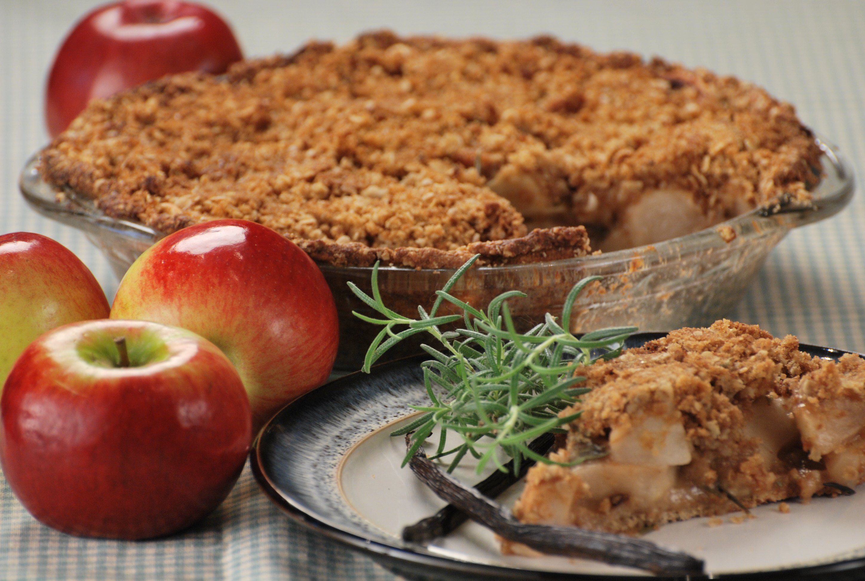 Whole Grain Rosemary Apple Pie - Chef Michael Smith