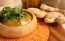 Curried Red Lentil Dhal