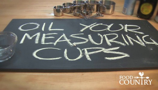 Oil Your Measuring Cups