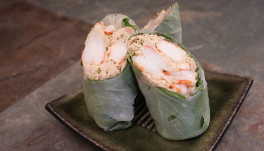 Tuna Shrimp Rice Wraps