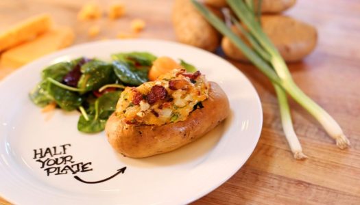 Half Your Plate: The Ultimate Stuffed Potato